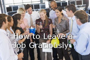 how to leave graciously