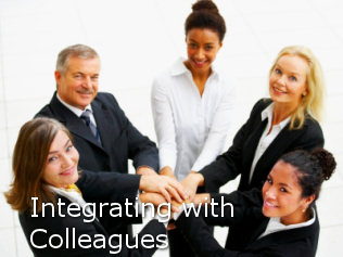 integrating with new colleagues